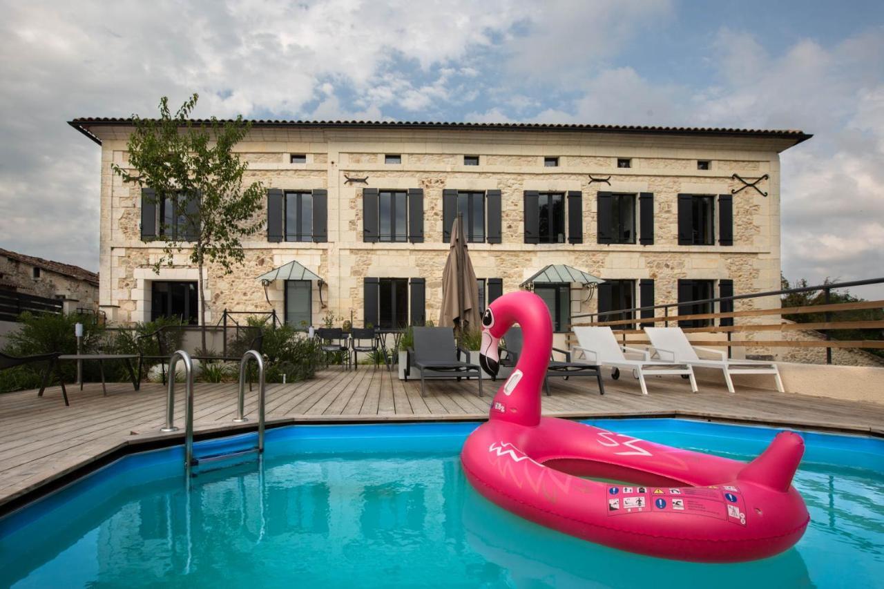Au Bouchon Hotel Saint-Aigulin Bagian luar foto